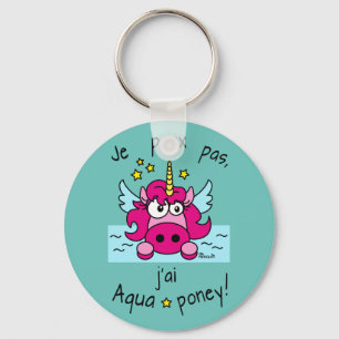 Porte-clés Porte clé Licorne, Aquaponey