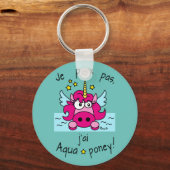 Porte-clés Porte clé Licorne, Aquaponey (Recto)