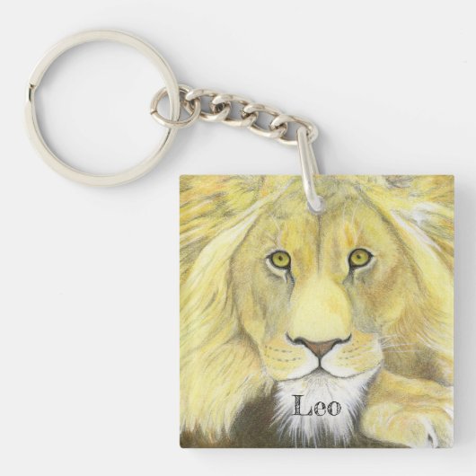 Porte-clés Porte - clé Lion africain (Devant)