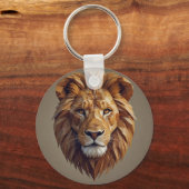 Porte-clés Porte - clé Lion géométrique (Recto)