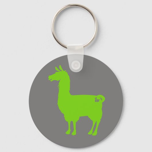 Porte-clés Porte - clé Llama Vert (Recto)