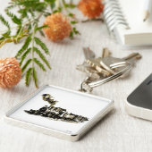 Porte-clés Porte - clé Locomotive à vapeur (Côté)