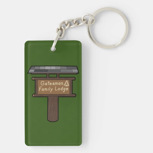Porte-clés Porte - clé Lodge (Dos)