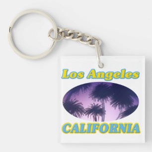 Porte-clés porte - clé "Los Angeles California Palm Trees"