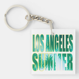 Porte-clés porte - clé "Los Angeles Summer Letter Green"
