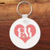 Porte-clés Porte - clé Love Chimie (Recto)