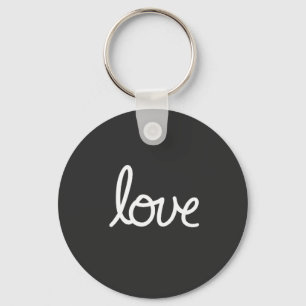 Porte-clés Porte - clé Love Typography