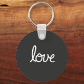 Porte-clés Porte - clé Love Typography (Recto)