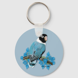 Porte-clés Porte - clé Lovebird Masqué bleu
