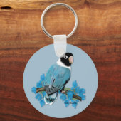 Porte-clés Porte - clé Lovebird Masqué bleu (Recto)