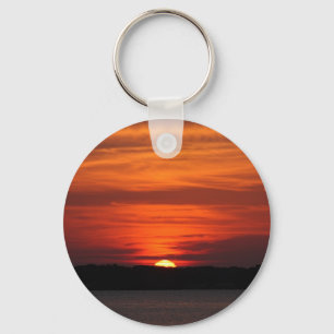 Porte-clés Porte - clé lumineux de lever de soleil de lac