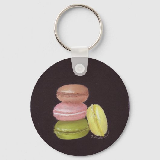 Porte-clés Porte - clé Macarons (Recto)
