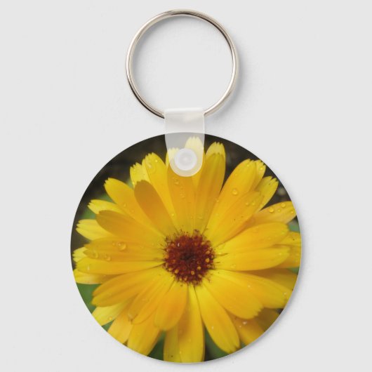 Porte-clés Porte - clé Macro Marigold jaune (Recto)