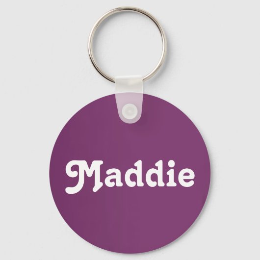 Porte-clés Porte - clé Maddie (Recto)
