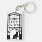 Porte-clés Porte - clé magique de minous de ville (Dos)