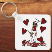 Porte-clés Porte - clé majorette/ Rouge (Recto)
