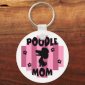 Porte-clés Porte - clé maman caniche (Recto)