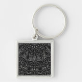 Porte-clés Porte - clé Mandala Charcharbon (Devant)