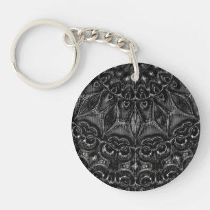 Porte-clés Porte - clé Mandala Charcharbon