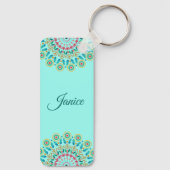 Porte-clés Porte - clé Mandala Flower (Verso)