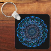 Porte-clés Porte - clé Mandala Flower (Recto)