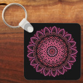 Porte-clés Porte - clé Mandala Flower (Recto)