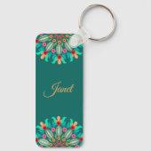 Porte-clés Porte - clé Mandala Flower (Verso)