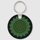 Porte-clés Porte - clé Mandala vert (Verso)