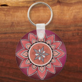 Porte-clés Porte - clé mandala violet (Recto)