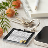 Porte-clés Porte - clé Mariage Halloween Chat & Owl (Devant Droit)