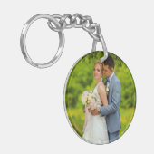 Porte-clés Porte - clé mariage simple et simple (Devant gauche)