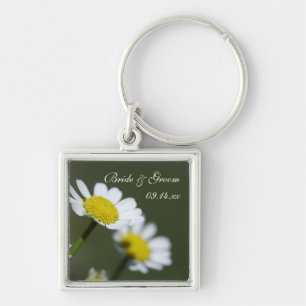 Porte-clés Porte - clé Mariage White Daisies