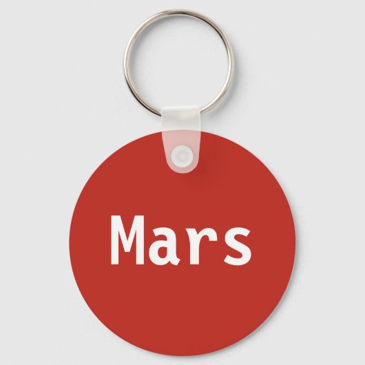 Porte-clés Porte - clé Mars (Recto)