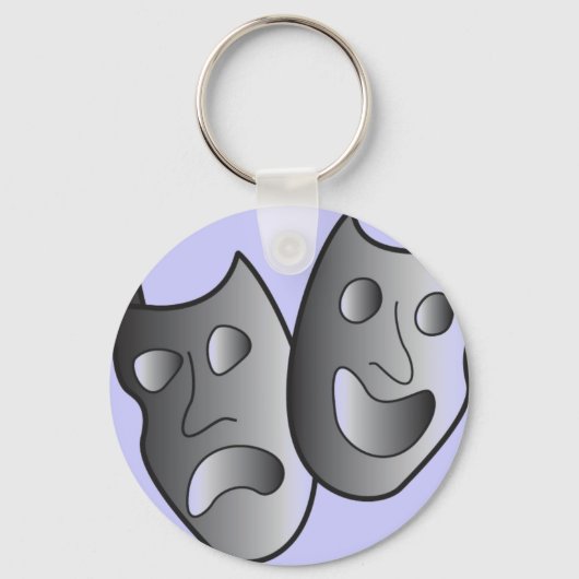 Porte-clés Porte - clé masques de théâtre (Recto)