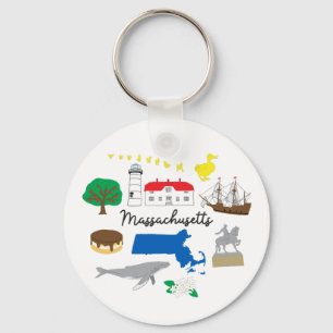 Porte-clés Porte - clé Massachusetts