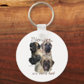 Porte-clés Porte - clé Mastiff Blondes (Recto)