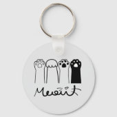 Porte-clés Porte - clé mât de chat personnalisé avec nom (Recto)