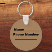 Porte-clés Porte - clé médiéval Rottweiler (Verso)