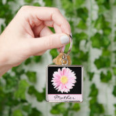 Porte-clés Porte - clé-mère rose Gerbera Daisy (main)