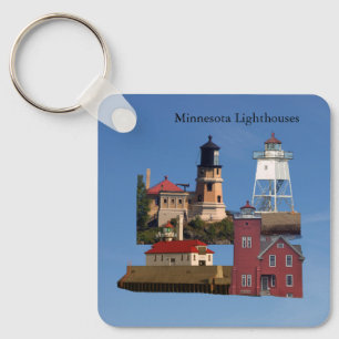 Porte-clés Porte - clé métallique du phare du Minnesota