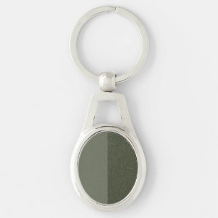 Porte-clés Porte - clé métallique vert double mousse personna