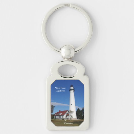 Porte-clés Porte - clé métallique Wind Point Lighthouse (Devant)