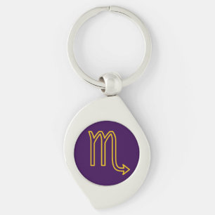 Porte-clés Porte - clé métallique Zodiac Scorpio
