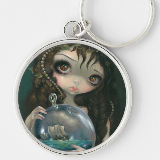 Porte-clés porte - clé "Microcosme : Paysage marin" (Devant)