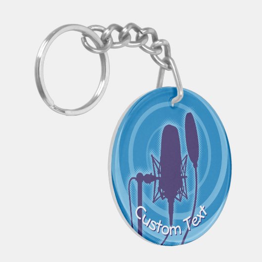 Porte-clés Porte - clé Microphone Studio (Devant gauche)