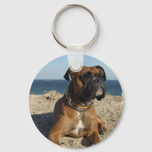 Porte-clés Porte - clé mignon de chien de boxeur