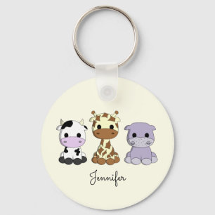 Porte-clés Porte - clé mignon de nom de bande dessinée