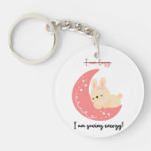 Porte-clés Porte - clé mignon et drôle | J'Économise De L'Éne (Devant)