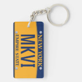 Porte-clés Porte - clé MKVI de plaque minéralogique d'état (Dos)