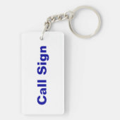 Porte-clés Porte - clé mobile d'installation de radio-amateur (Dos)